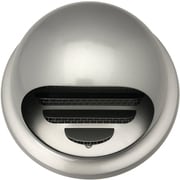 ミズカミ ガラリ ワールドステンレス丸型フード付ガラリ メタリックグレー 100 WFG-100MG