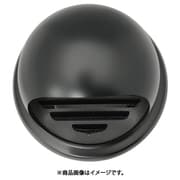 ミズカミ ガラリ ワールドステンレス丸型フード付ガラリ ブラック 150 WFG-150BK