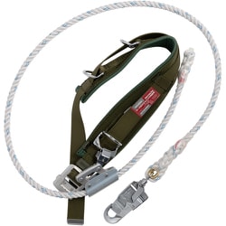 TSUYORON ワークポジショニング用器具 柱上安全帯 TD-27 深緑 Lサイズ ロープ下側通過タイプ WP-TD-27-OD-L-JAN-BX
