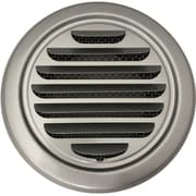 ミズカミ ガラリ ワールドステンレス丸型ガラリ ステンレスアミ付(10メッシュ)外羽根型 WRG-100MG