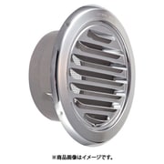 ミズカミ ガラリ ワールドステンレス丸型ガラリ ステンレスアミ付(10メッシュ)外羽根型 WRG-100P