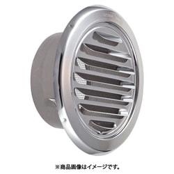 ミズカミ ガラリ ワールドステンレス丸型ガラリ ステンレスアミ付（10メッシュ）外羽根型 WRG-150P