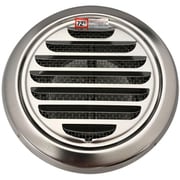 ミズカミ ガラリ ワールドステンレス丸型ガラリ ステンレスアミ付(10メッシュ)外羽根型 WRGDT-100P