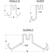IWATA 電着塗装用治具（1個入） BHGECD-P