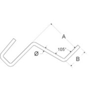 IWATA フックインサート UDV/BH(10個入) BHS50X4.0UDV-P