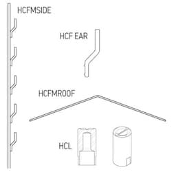 IWATA フレーム用パーツ（10個入） HCL15X30-6.25-P