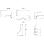 IWATA パイプフック(10個入) HPYA50X8.0-P