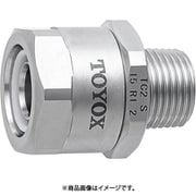 TOYOX ホース継手(ステンレス製) トヨコネクタライト TC2-S型 TC2-S9-R3/8