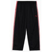 トレーニングシャドウストライプニットパンツ メンズ フィットネス ロングパンツ PUMA Black-For All Time Red(01) Mサイズ 527755
