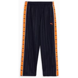 トレーニングシャドウストライプニットパンツ メンズ フィットネス ロングパンツ New Navy-Rickie Orange（61） Sサイズ 527755