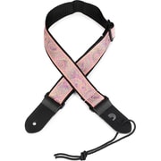 ウクレレストラップ Jacquard Ukulele Strap ペイズリー柄 Pink/Green 15UKE03 Jacquard Paisley