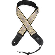 ウクレレストラップ Jacquard Ukulele Strap ペイズリー柄 Yellow/Purple 15UKE04 Jacquard Paisley