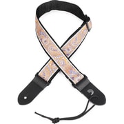 ウクレレストラップ Jacquard Ukulele Strap ペイズリー柄 Gray/Orange 15UKE05 Jacquard Paisley