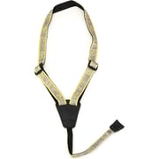 ウクレレストラップ Jacquard Cradle Ukulele Strap ペイズリー柄 Yellow/Purple 19UKE06 Jacquard Paisley