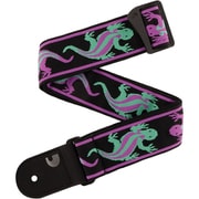 ギターストラップ Vingate Strap Collection Green/Purple Lizards 50PW01 Lizards Green/Purple