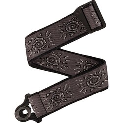 ギターストラップ ストラップロック構造搭載 Vingate Strap Collection Silver Suns 50BALPW03 AL Suns Silver