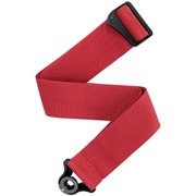 ギターストラップ ストラップロック構造搭載 RED PWSAL401 /50mm ALK POLY RED