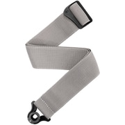 ギターストラップ ストラップロック構造搭載 SILVER PWSAL405 /50mm ALK POLY SILVER