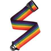 ギターストラップ ストラップロック構造搭載 RAINBOW PWSAL411 /50mmALK POLY RAINBOW