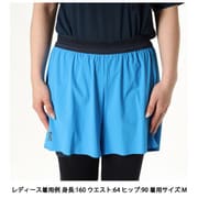 3インチ パフォーマンス2/1ショーツ レディース ランニングウェア ショートパンツ Malibu/Navy Sサイズ 1WF10120267
