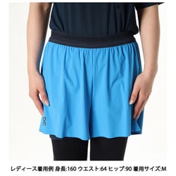 3インチ パフォーマンス2/1ショーツ レディース ランニングウェア ショートパンツ Malibu/Navy XSサイズ 1WF10120267