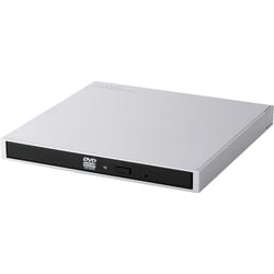 USB Type-C対応 ポータブルDVDドライブ for Mac USB 3.2 Gen1 Type-Cケーブル付属 書込み/再生 バスパワー M-DISC対応 シルバー LDR-PWA8CU3MSV