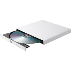USB Type-C対応 ポータブルDVD USB 2.0 Type-Cケーブル付属 書込み/再生 バスパワー M-DISC対応 ホワイト LDR-PXA8CU2LWH