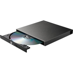 USB Type-C対応 ポータブルDVD USB 2.0 Type-Cケーブル付属 書込み/再生/編集 バスパワー M-DISC対応 ブラック LDR-PXA8CU2VBK