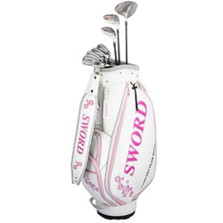 SWORD LADIES SNIPER GOLF CLUB SET 10本組（1W/5W/UT/7I～9I/PW/AW/SW/PT）+キャディバッグ 2025年モデル [レディース ゴルフクラブセット]
