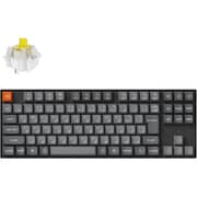 K8 Max QMK ワイヤレス カスタム・メカニカルキーボード WHITE LED JIS配列 / Keychron Superスイッチバナナ軸 K8M-A4-JIS