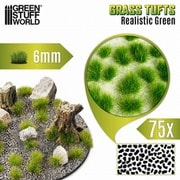GSWD-10669 ジオラマ素材 草むら 6mm リアリスティックグリーン [プラモデル用品]