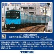 98855 Nゲージ完成品 201系（JR西日本30N更新車・スカイブルー） セット（7両） [鉄道模型]