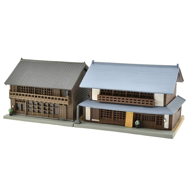 335009 Nスケール 塗装済キット 建コレ 058-5 旅籠 4 [鉄道模型用レイアウト用品]