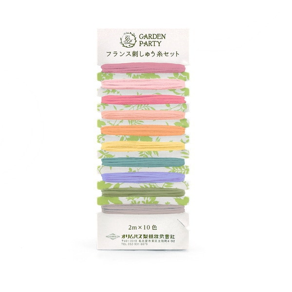 GP-16 GARDEN PARTY フランス刺しゅう糸セット ロマンティック [手芸用品]