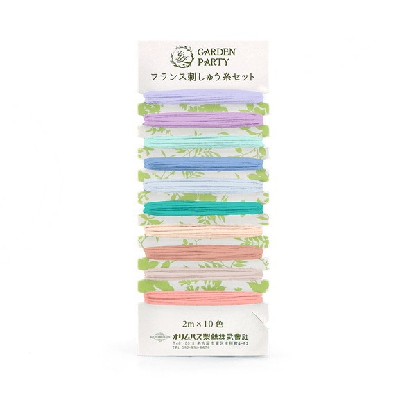 GP-17 GARDEN PARTY フランス刺しゅう糸セット リラックス [手芸用品]