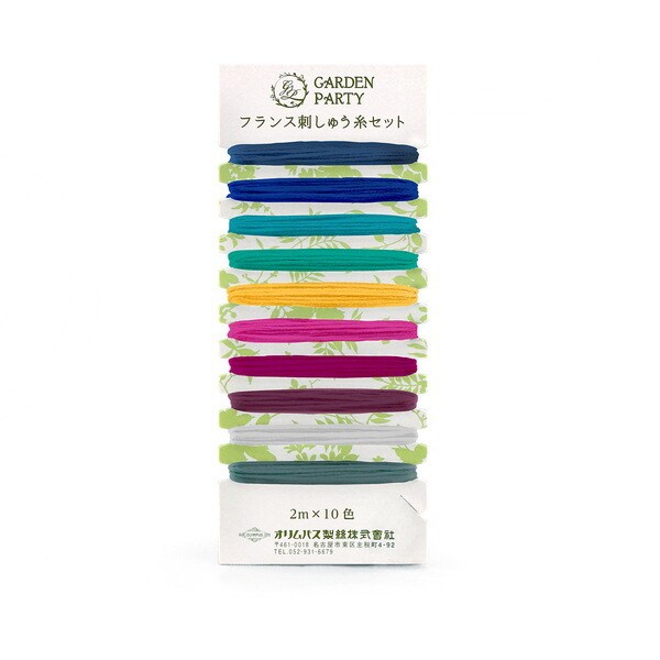 GP-18 GARDEN PARTY フランス刺しゅう糸セット フラッシュ [手芸用品]