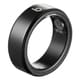スマートリング b.ring（ブリング） 11 size（20.7mm） ステンレススチール 充電式 IP68 健康・睡眠管理 Stainless steel Black B113SBKRNG