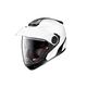 クロスオーバーヘルメット NOLAN N40-5GT メタルホワイト/5 Lサイズ 95884