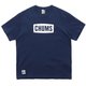 ロゴTシャツ メンズ カットソー Navy×White（N034） Lサイズ CH01-2277