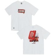 ピザボックスTシャツ メンズ カットソー White(W001) Mサイズ CH01-2518