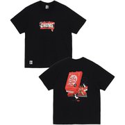 ピザボックスTシャツ メンズ カットソー Black(K001) XLサイズ CH01-2518