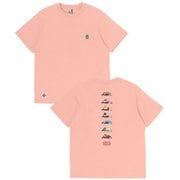 ブービースシフレンズTシャツ メンズ カットソー Pink(R018) Mサイズ CH01-2521