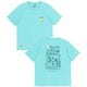チャムスイズファンTシャツ メンズ カットソー Mint（M062） XLサイズ CH01-2522