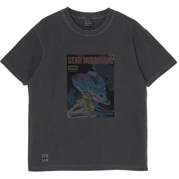 チャムススターハリケーンTシャツ メンズ カットソー Black（K001） Mサイズ CH01-2529