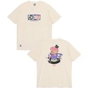 チャムスレコード&ドーナツTシャツ メンズ カットソー White(W001) Mサイズ CH01-2530