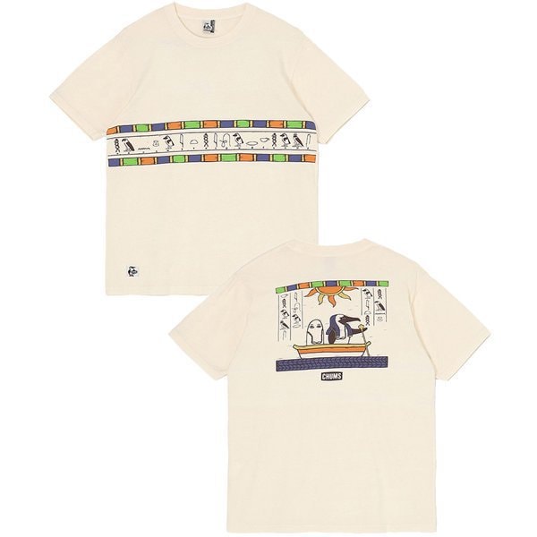 ミューラルTシャツ メンズ カットソー White（W001） XLサイズ CH01-2534