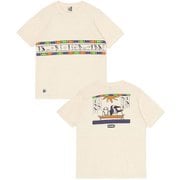 ミューラルTシャツ メンズ カットソー White(W001) XLサイズ CH01-2534