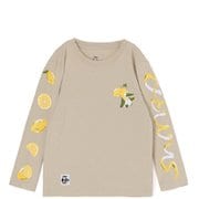 キッズチャムスレモンロングスリーブTシャツ キッズ トップス 長袖 Greige(G057) Mサイズ CH21-1364