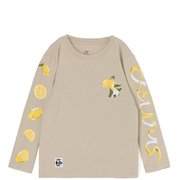 キッズチャムスレモンロングスリーブTシャツ キッズ トップス 長袖 Greige(G057) Lサイズ CH21-1364