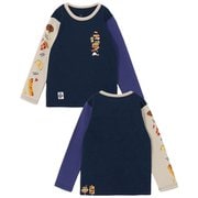キッズファストフードロングスリーブTシャツ キッズ トップス 長袖 Purple Crazy(C087) Lサイズ CH21-1365